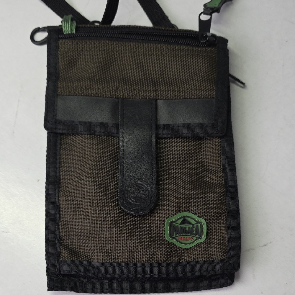 Pangaea Kelty Travel‎ Bag Belt Waist Shoulder Crossbody Brown Black Green Wallet